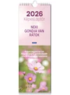 2026 Falinaptár – álló képeslapos, spirál, állat-növény – Neki gondja van rátok