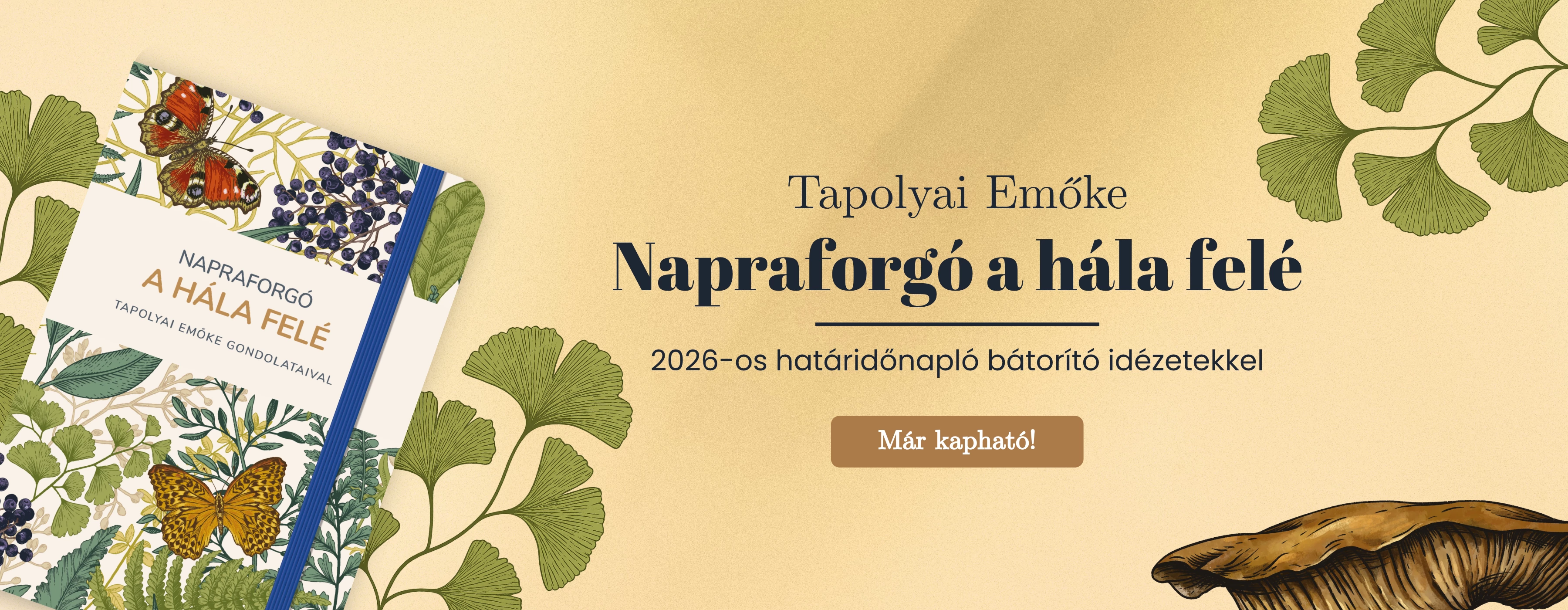 Megérkezett Tapolyai Emőke határidőnaplója!