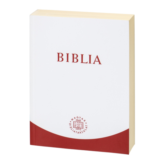 Biblia (RÚF 2014) középméret (kartonált) fehér/bordó