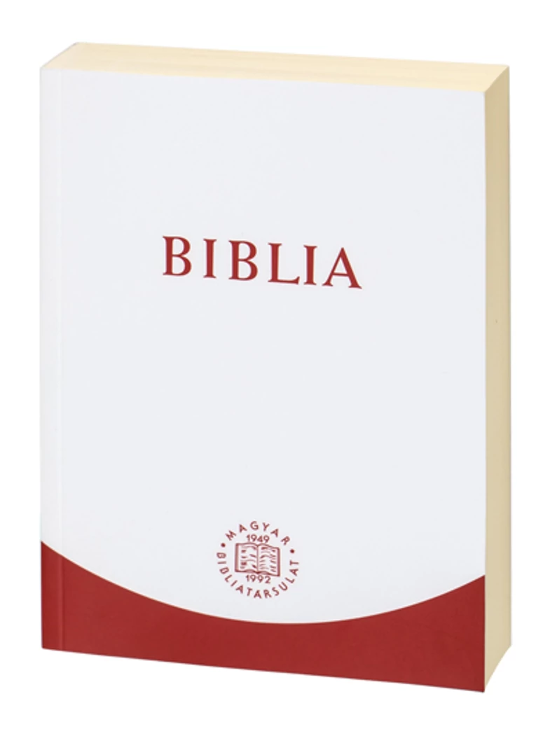 Biblia (RÚF 2014) középméret (kartonált) fehér/bordó