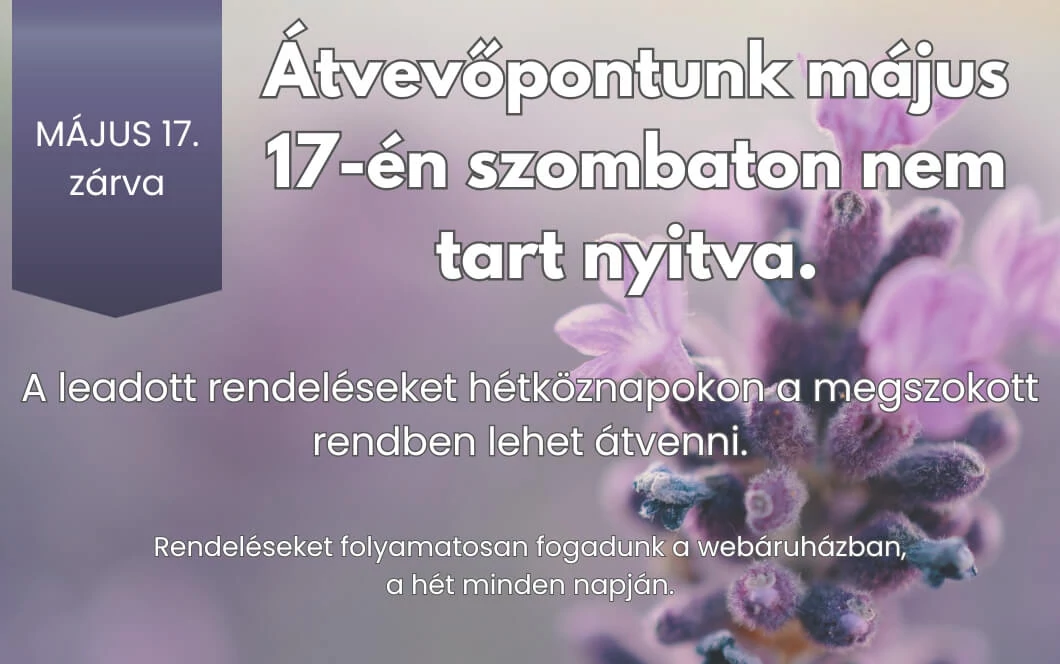 Május 17 zárva